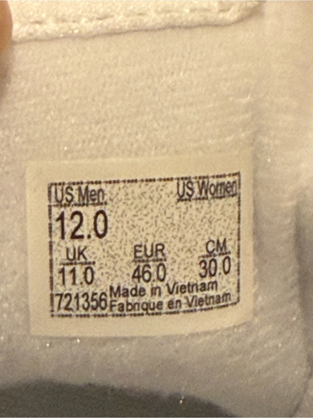 Vans Men’s White High-Top Canvas Sneakers - Picture 13 of 13